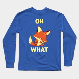 Oh Fox What by Tobe Fonseca Long Sleeve T-Shirt